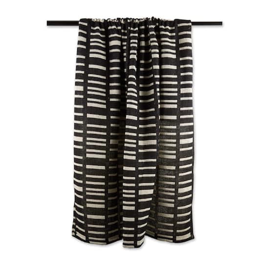 DII® Black Urban Jacquard Throw